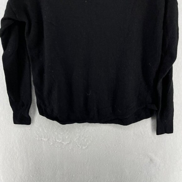 Madewell Sweater Women's Sz 2XS Black Turtle Neck Merino Alpaca Blend Pullover - Picture 10 of 13